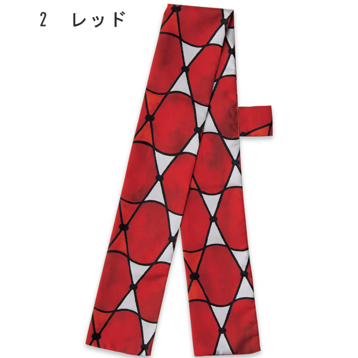 きちんと形が作れる　モダン柄ループ付きタイ【3色】　色画像