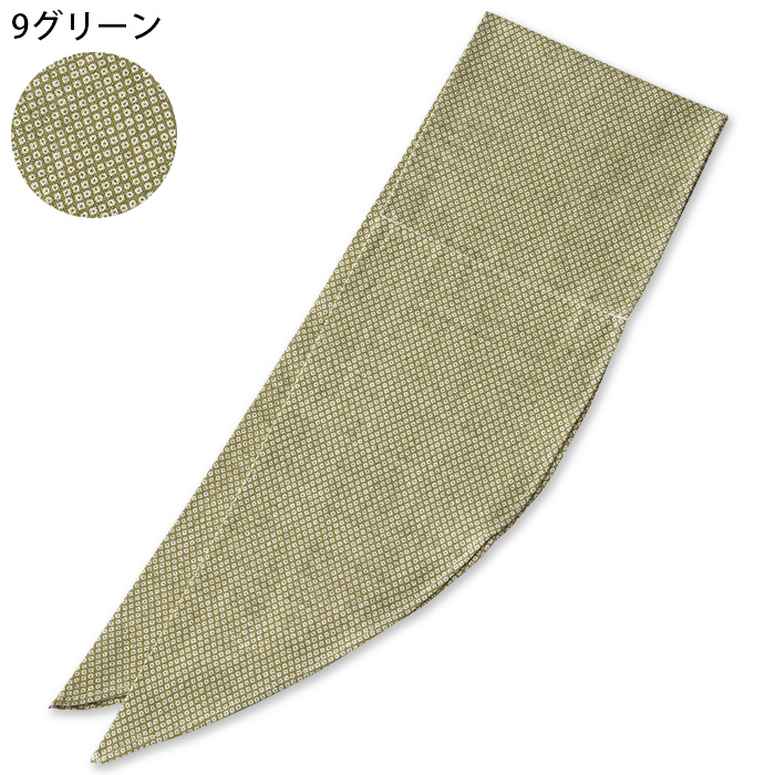 【飲食店販売店制服】和柄バンダナキャップ【兼用】日本製 頭に被って結ぶだけ 色