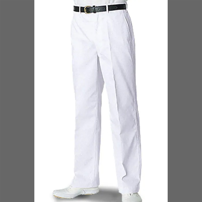 お買得!男性用 調理ズボン　綿ポリ(双糸ツイル) ウエスト70～120cm　スペック