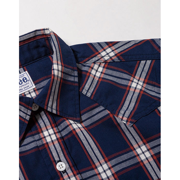Lee workwear ウェスタンチェックシャツ詳細画像