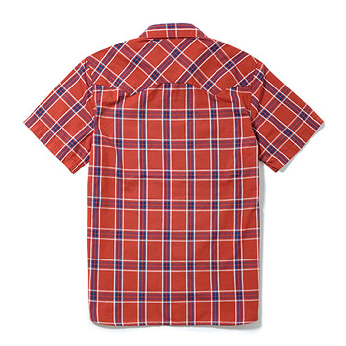 Lee workwear ウェスタンチェックシャツ 半袖詳細画像