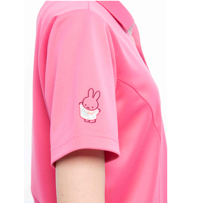 【歯科・医療・介護制服】ミッフィー　キャラクター　リバティ　ポロシャツ　ニットシャツ 男女兼用　　制菌　制電　吸水　防汚　スペック