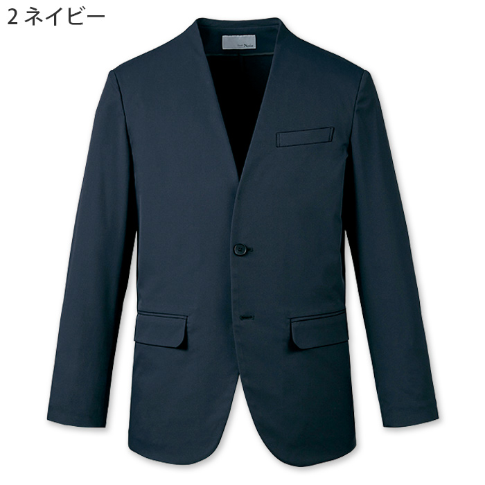 サステナブルノーカラージャケット【男性用】　超軽量・きゅうくつ感ゼロ　色