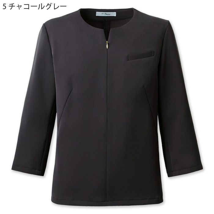 【ホテル・受付・接客制服】プルオーバー八分袖2色【女性用】ノーブルクロス　新感覚のフォーマルスタイル　色