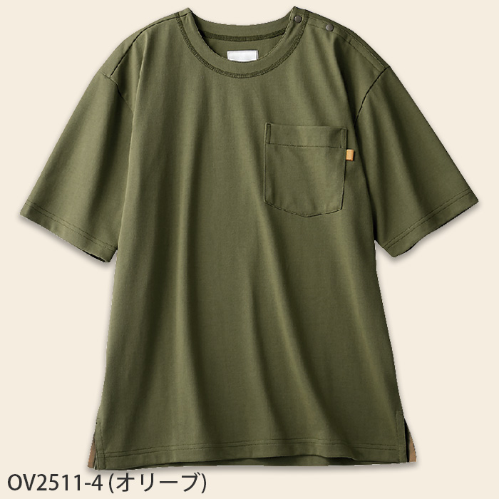 【ワイドTシャツ　半袖<p class=