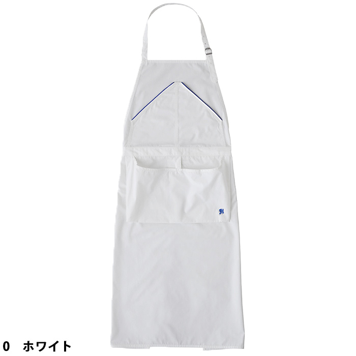 HAKUI　ブルーラインが爽やか　首掛けエプロン2色【兼用】　色画像