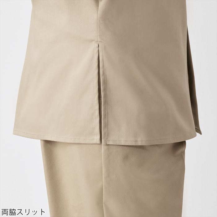 【飲食店販売店制服】 ARBE REWINDバックオープンシャツ　【4色】女性用　ストレッチ・抗菌防臭　スペック
