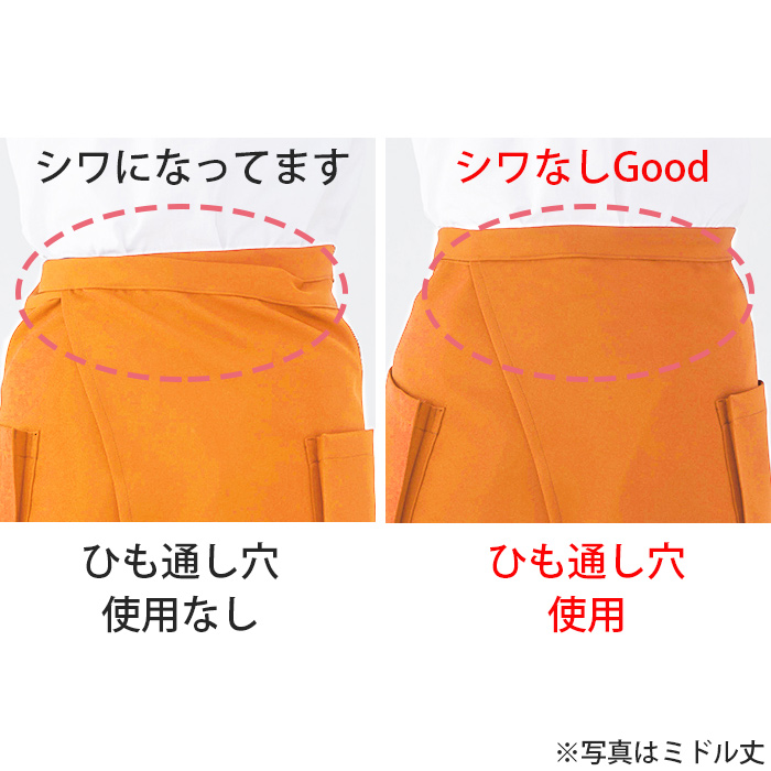 日本製エプロン　詳細画像