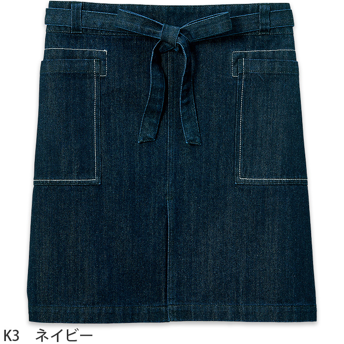 デニムエプロン　45cm　CANTON　兼用　色