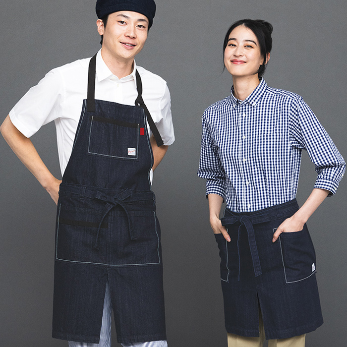 デニムエプロン　45cm　CANTON　兼用　モデル