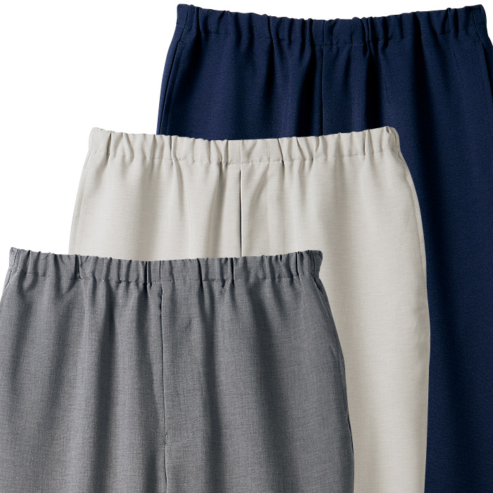 紡ぐ衣　和風イージーパンツ【兼用】総ゴムひも付き　スペック
