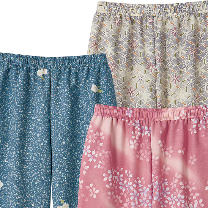 KIMONO　茶衣着パンツ【女性用】和装の美しさと機能性を両立　スペック