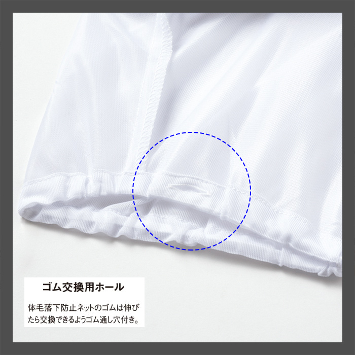 2020年新登場!ウイルスの脅威から食の安心をサポート　調理衣【男女兼用】　詳細画像