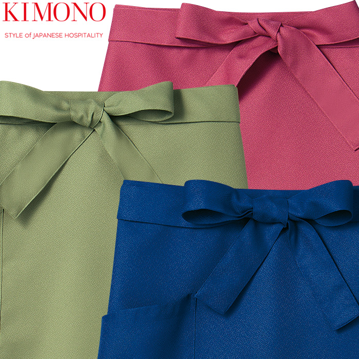 KIMONO　腰下前掛け【兼用】ちりめん風素材で和装コーデにオススメ　スペック