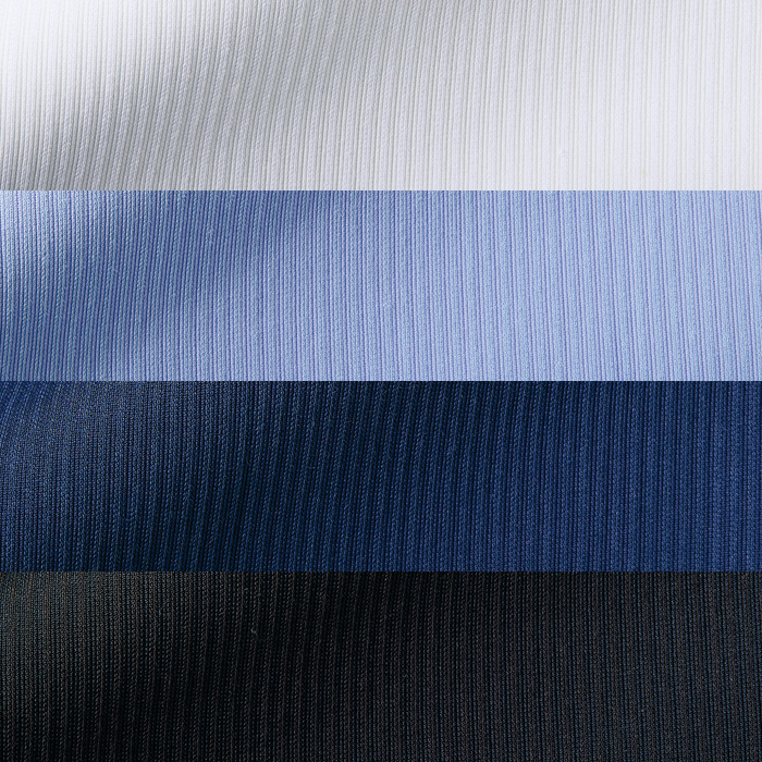 【飲食店販売店制服】比翼ボタンダウン長袖ニットシャツ4色【兼用】シワになりにくく、お手入れしやすい　スペック