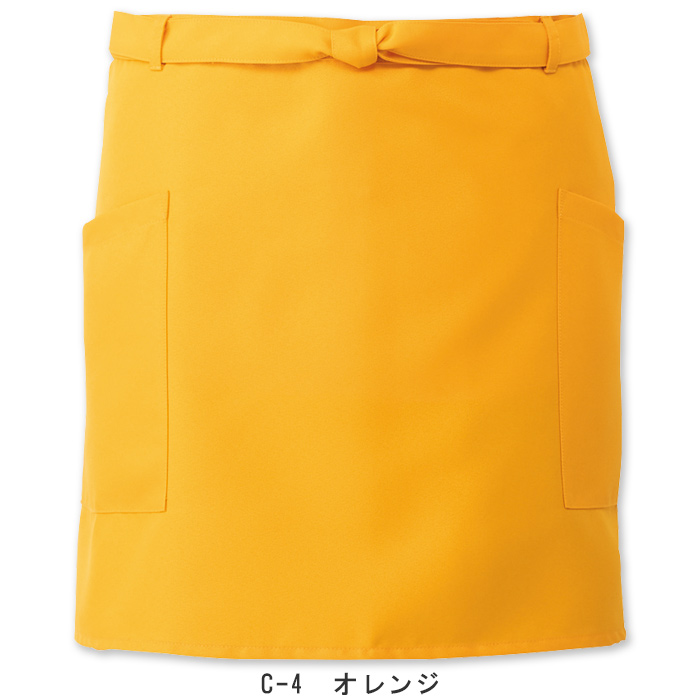 ジャブジャブ洗濯してもキレイな色 エプロン【5色】 色画像