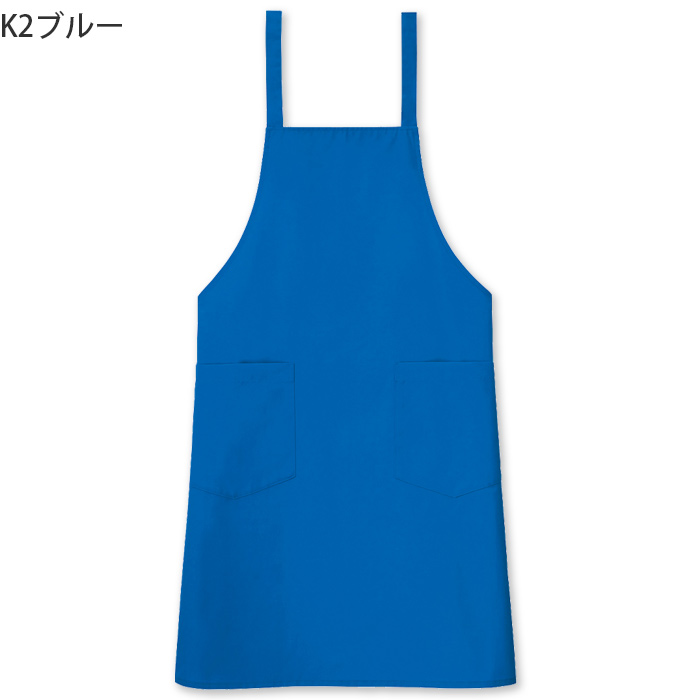 タスキ胸当てエプロン【10色】撥水、軽くて丈夫な綿混素材　色