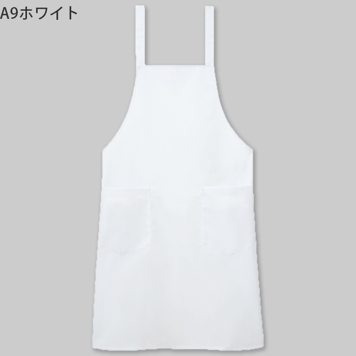 タスキ胸当てエプロン【10色】撥水、軽くて丈夫な綿混素材　色