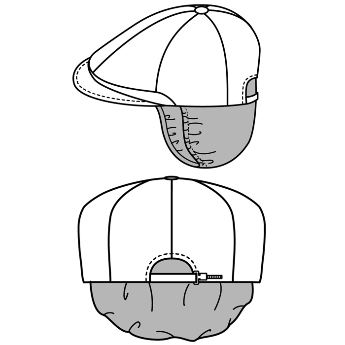 毛髪落下防止ネット付　ハンチング帽【10色】撥水、軽くて丈夫な綿混素材　スペック